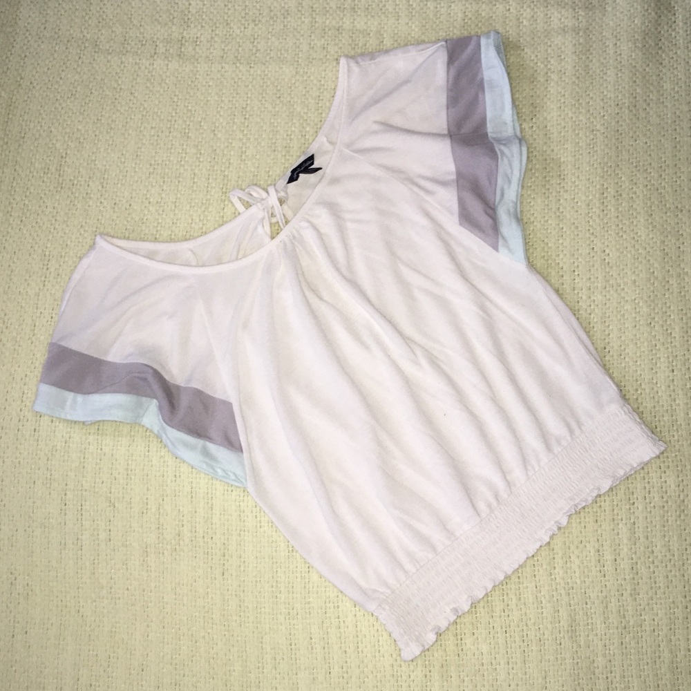 American Eagle Flutter Sleeve Top
